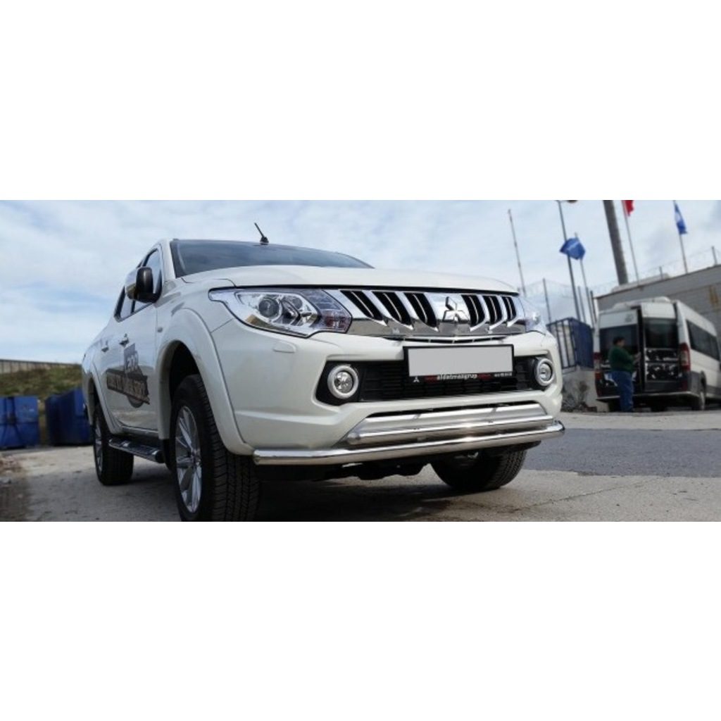 FIAT FULLBACK ÖN KORUMA DOUBLE KROM