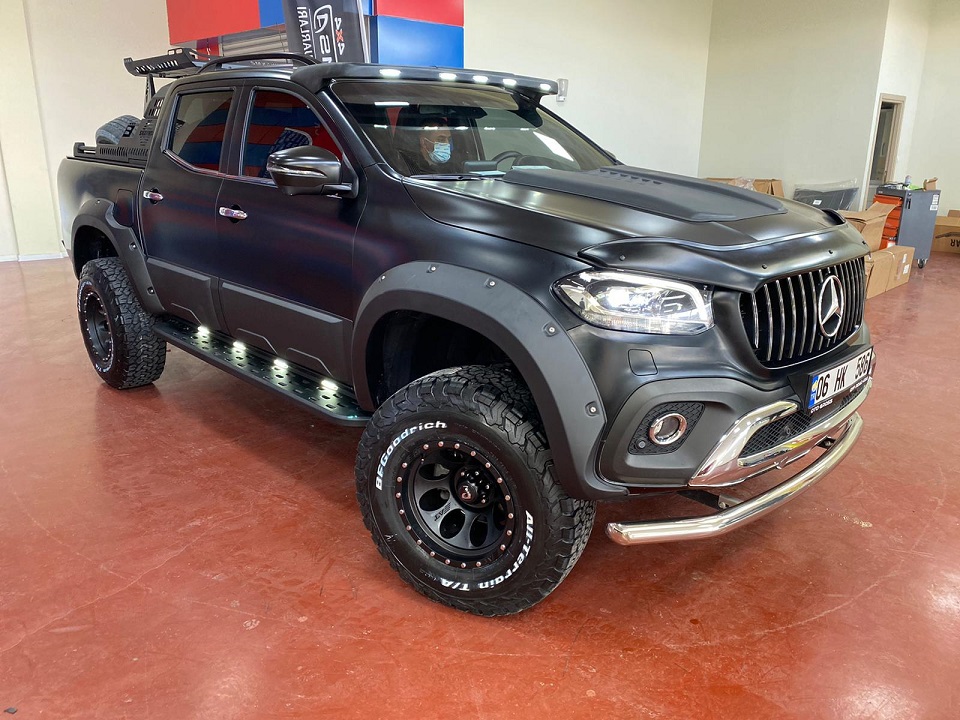 MERCEDES X CLASS 4.5 CM ÇAMURLUK SETİ-DODİK KAPLAMA