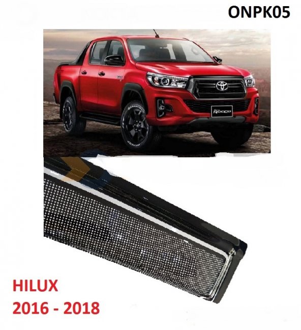 TOYOTA HILUX 2015+2019 CAM RUZGARLIĞI KARBON GÖRÜNÜMLÜ