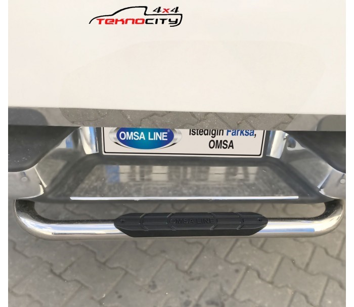 Isuzu Dmax Arka Koruma Q76 Krom 2012-
