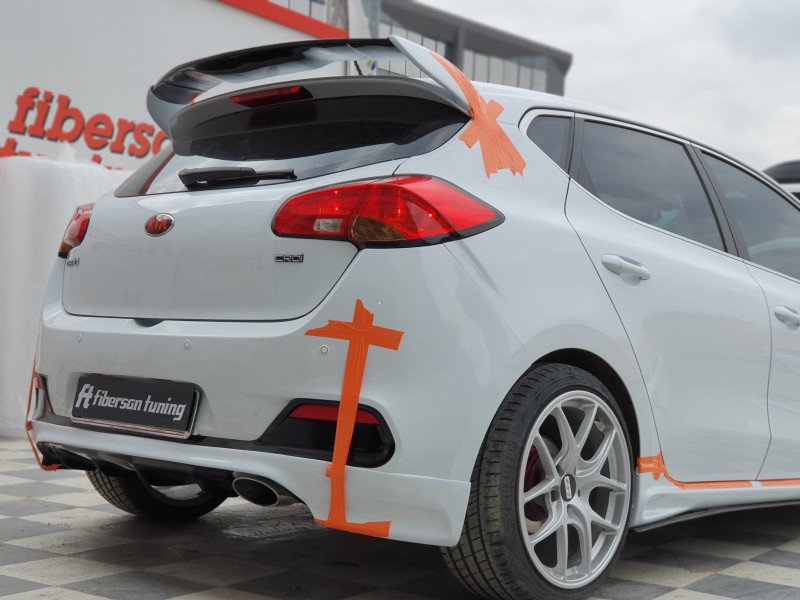 KİA CEED (2012-16) ARKA TAMPON EKİ ---fibersan tuning