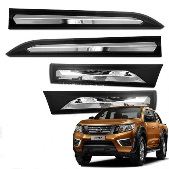 NISSAN NAVARA NP 300 KAPI KAPLAMASI SİYAH KROM İTHAL