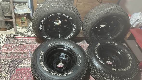 30 ofsetli 16 jant 5x165 bijon lastikler 265 75 16