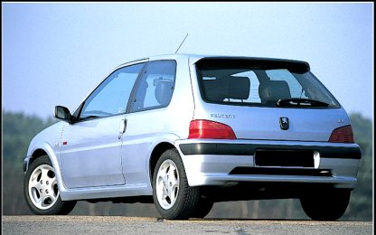 PEUGEOT 106 GTİ ARKA TAMPON FİBERGLAS ASTARLI - Görsel 3